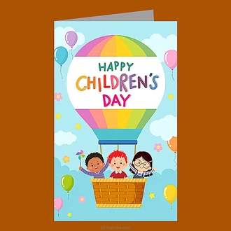 Children`s Day Greeting Card  Online for none