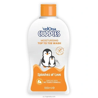 Velona Cuddles Moisturising Top To Toe Wash Splashes Of Love 100ml Buy baby Online for specialGifts