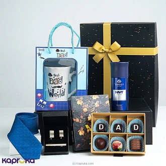 Best Dad Deluxe Gift Box With Tie, Tie Pin, Cufflink, Yardley Bo  Online for none