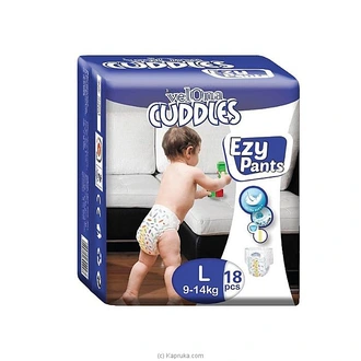 VELONA CUDDLES EZY PANT 18PCS PACK L  Online for none
