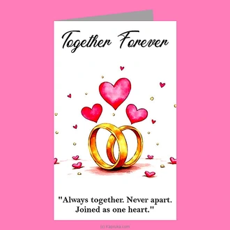 ``Together Forever`` Greeting Card Buy Best Sellers Online for specialGifts