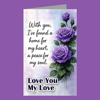 ``Love You My Love`` Greeting Card Buy Greeting Cards Online for specialGifts