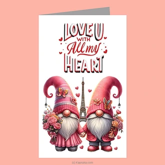 ``Love You with All My Heart`` Greeting Card Buy Greeting Cards Online for specialGifts