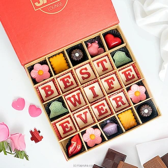 Java Best Wife Ever 25 Piece Chocolate Box Buy Java Online for specialGifts