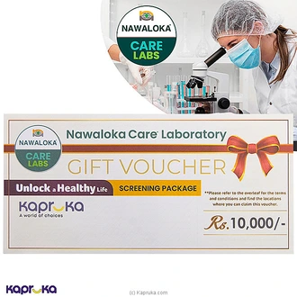 Nawaloka Healthcare Test Gift Voucher - Rs.10,000  Online for none