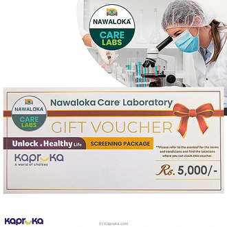Nawaloka Healthcare Test Gift Voucher - Rs.5000  Online for none