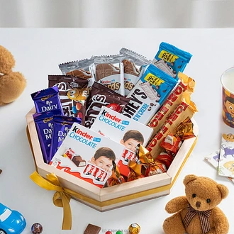 Choco Treasure Box With Toblerone, M And M`s Hershey`s, Cadbury  Online for none
