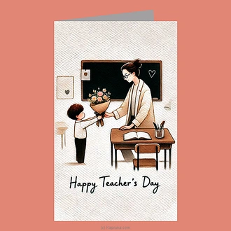 Teacher`s Day Greeting Card  Online for none