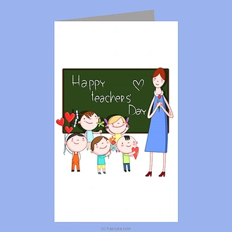 Teacher`s Day Greeting Card  Online for none