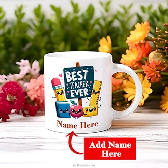 Personalized ``Best Teacher Ever`` Mug Buy Best Sellers Online for specialGifts