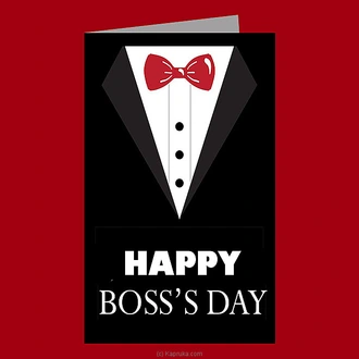 ``happy Boss`s Day`` Greeting Card  Online for none