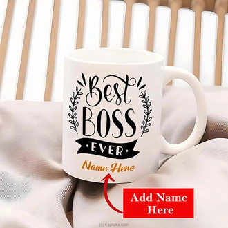 Personalized ``best Boss Ever`` Mug  Online for none