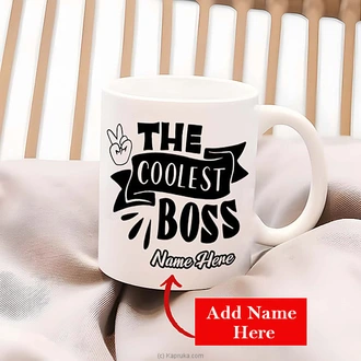Personalized ``coolest Boss`` Mug  Online for none