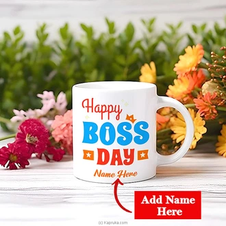 Personalized ``Happy Boss Day`` Mug Buy personalized gifts Online for specialGifts