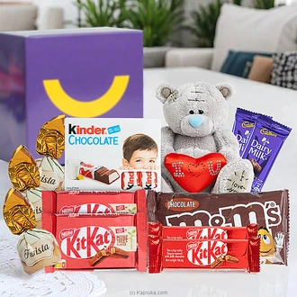 Sweet Love Imported Chocolates and Teddy Gift Box Buy combo gift pack Online for specialGifts