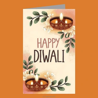 Happy Diwali Greeting Card  Online for none