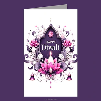 Happy Diwali Greeting Card  Online for none