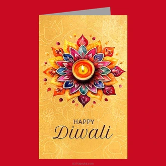 Happy Diwali Greeting Card  Online for none