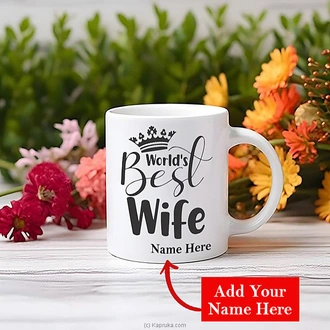 Personalized ``World`s Best Wife`` Mug Buy personalized gifts Online for specialGifts