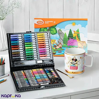 Creative Explorer Art Set With Art Set, Mug, And Drawing Book Buy Kapruka Direct Imports Online for specialGifts