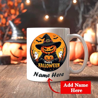 Personalized ``happy Halloween`` Mug  Online for none