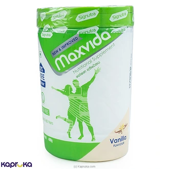 Maxvida Vanilla 400 G Nutrition Supplement Adults Buy Pharmacy Items Online for specialGifts