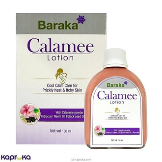 Baraka Calamee Lotion - Cool, Calm Care For Prickly Heat And Itchy Skin 100ml Buy ayurvedic Online for specialGifts