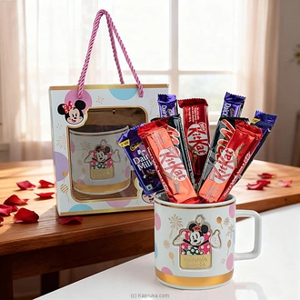 Minnie Mouse Chocolate Delight New Year Gift Set With Imported C  Online for none