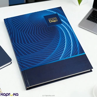2026 Executive Blue Wave Diary Buy Out Purchase Online for specialGifts