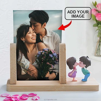 Endless Moments Customized Valentine Photo Frame With Couple Figure Buy personalized gifts Online for specialGifts