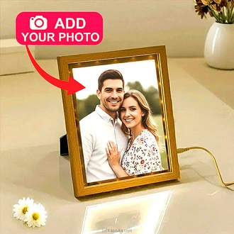 Personalized LED Illuminated Photo Frame 6`` X 8``  Online for none