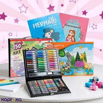 Ultimate Creative Princess  Mermaid Art Collection With Art Set, Colouring And Activity Books, And Drawing Book Buy Kapruka Direct Imports Online for specialGifts