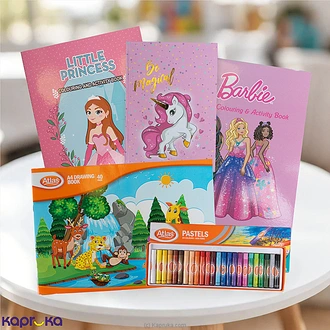 Princess Dreams Art  Activity Collection With Drawing Book, Colouring And Activity Books, Pastels, And Diary Buy Kapruka Direct Imports Online for specialGifts