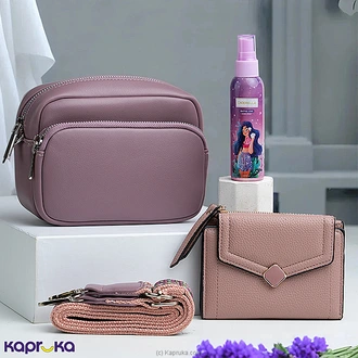 Cinderella`s Love Bundle With Cologne, Crossbody Bag, And Short Wallet Your Complete Confidence Kit - Smell Amazing, Look Flawless Buy Fashion | Handbags | Shoes | Wallets and More at Kapruka Online for specialGifts