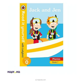 READ IT YOURSELF WITH LADYBIRD LEVEL 0 JACK AND JEN PHONICS STEP 7 at Kapruka Online