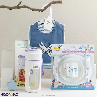 Little Explorer Travel Bundle with a Blender, Feeding Set and Bibs at Kapruka Online