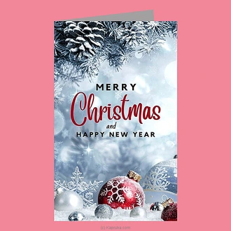 ``christmas And New Year`` Greeting Card  Online for none