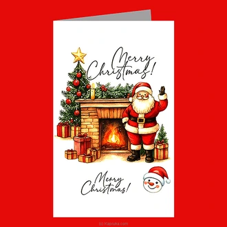 ``merry Christmas`` Greeting Card  Online for none