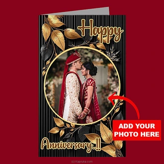 Customized ``Happy Anniversary`` Greeting Card Buy personalized gifts Online for specialGifts