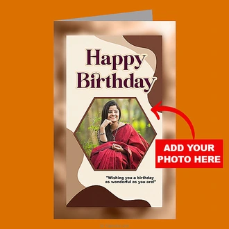 Customized ``Happy Birthday`` Greeting Card Buy personalized gifts Online for specialGifts