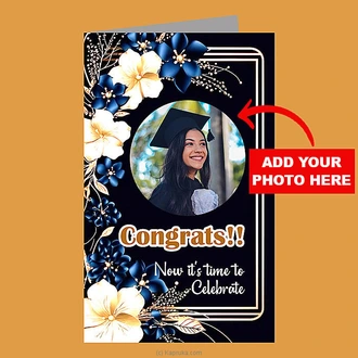 Customized ``Congrats`` Greeting Card Buy personalized gifts Online for specialGifts