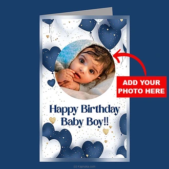 Customized ``Happy Birthday Baby Boy`` Greeting Card Buy personalized gifts Online for specialGifts