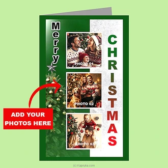 Customized Christmas Greeting Card  Online for none