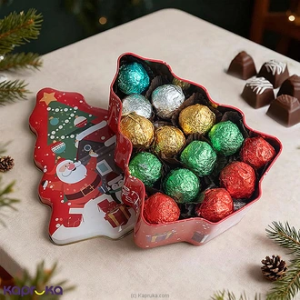 Merry Bites 14 Chocolate Truffle Christmas Tin  Online for none