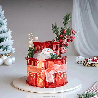 Premium Kitkat Kinder Delight New Year Gift Arrangement  Online for none