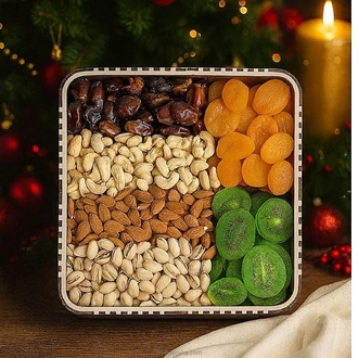 Ultimate Wellness Treasure Box With Nuts And Dried Fruits Gift Hamper Buy Send Fruit Baskets Online for specialGifts