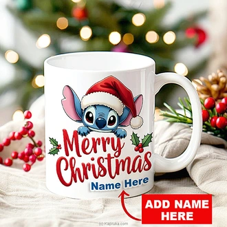 Personalized Stitch ``merry Christmas`` Mug  Online for none