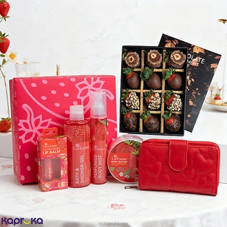 Sweetheart Strawberry Delight Gift Collection Buy valentine Online for specialGifts