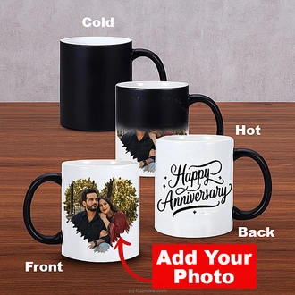 Personalized ``Happy Anniversary`` Color Changing Magic Mug Buy personalized gifts Online for specialGifts