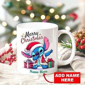 Personalized Stitch ``merry Christmas`` Mug  Online for none